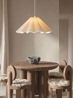 Parasol Pleated Fabric Pendant Light