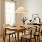Parasol Pleated Fabric Pendant Light