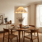 Parasol Pleated Fabric Pendant Light