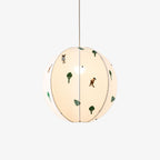 Park Embroidered Textile Pendant Lamp