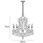 Parrotuncle Wooden Candle Chandelier