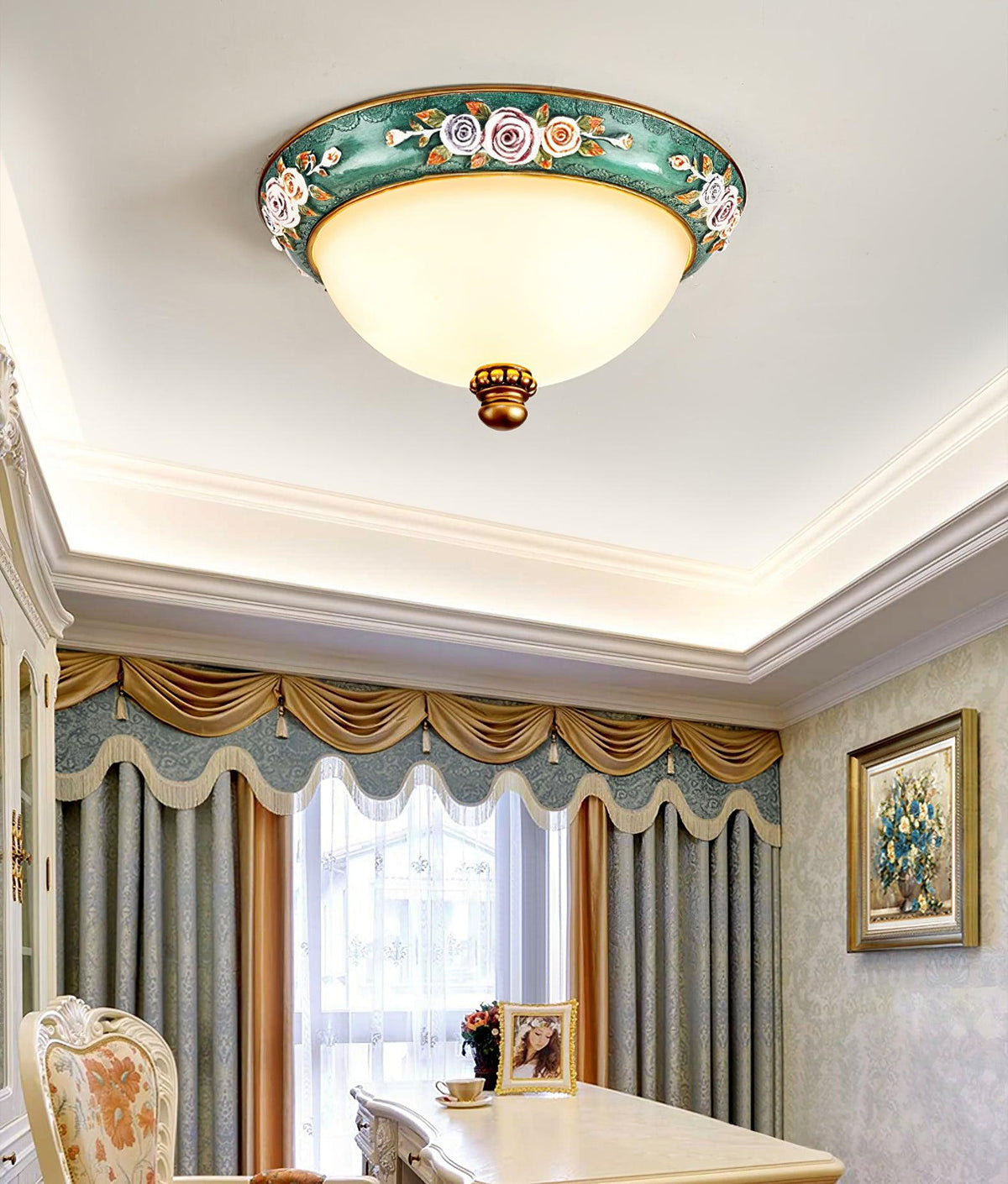 Pastoral Bowl Ceiling Light