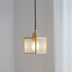 Patterned Glass Pendant Lamp