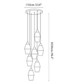 Pavilion Alabaster Cluster Chandelier