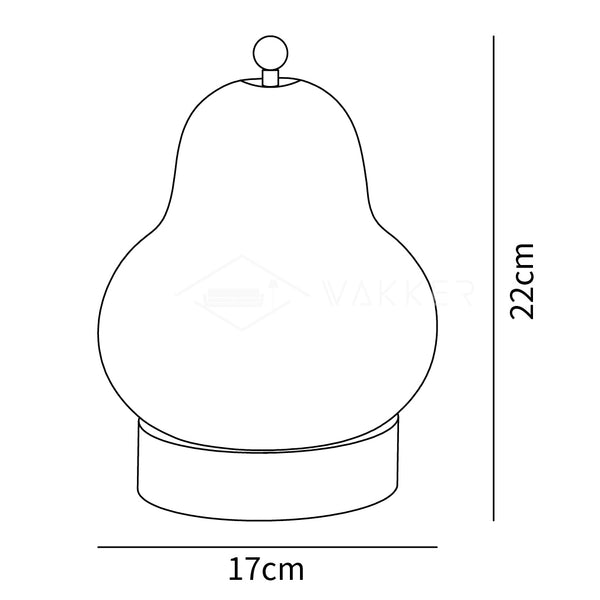 Pear Table Lamp