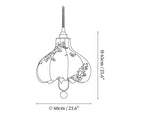 Pear Fabric Pendant Lamp