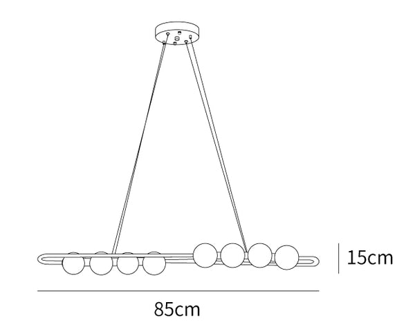 Pearl Chain Pendant Lamp