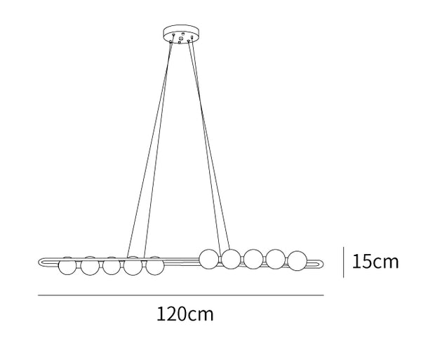 Pearl Chain Pendant Lamp