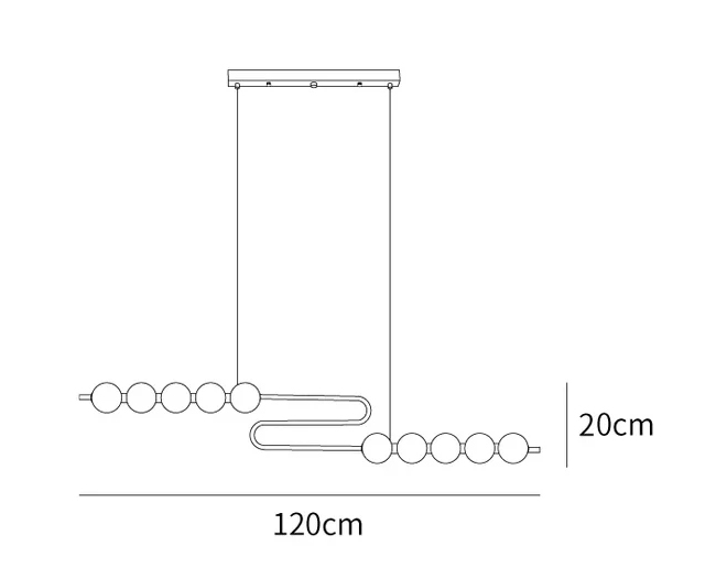 Pearl Chain Pendant Lamp