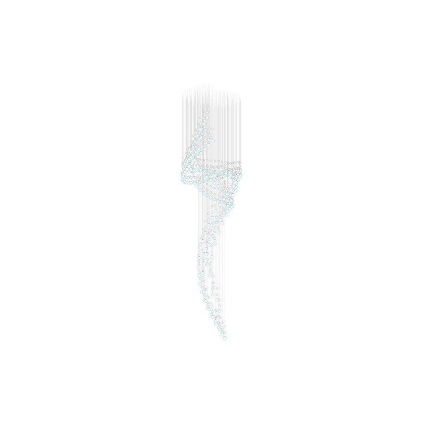 Pearl Curtain Customize Chandelier