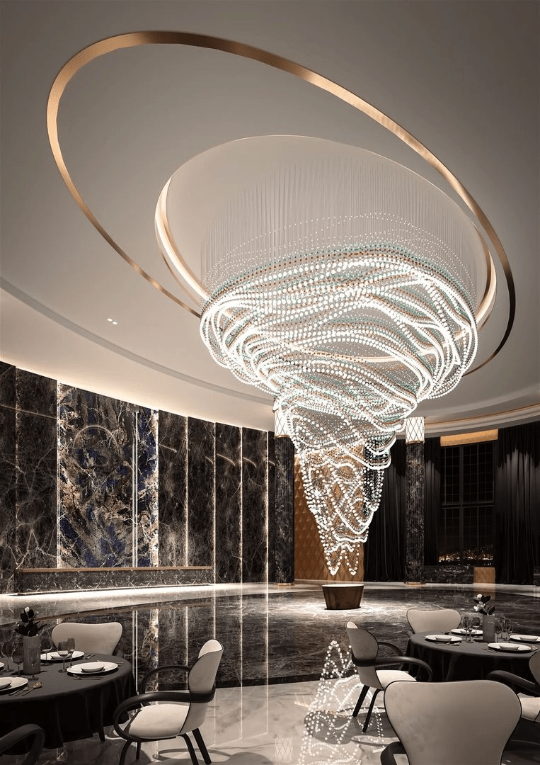 Pearl Curtain Customize Chandelier