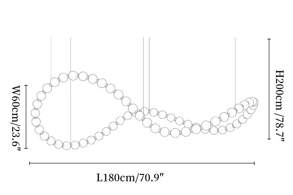 Pearl Drop Customize Chandelier