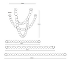 Pearl Glass Necklace Balls Chandelier