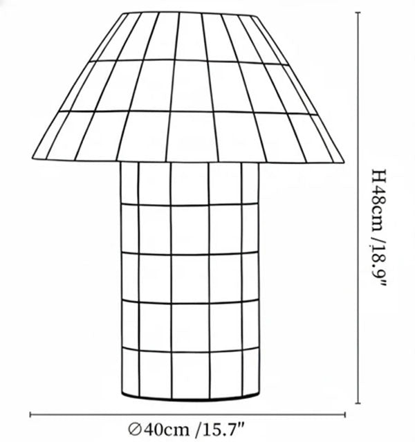 Pearl Mosaic Table Lamp