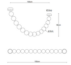Pearl Necklace Balls Chandelier