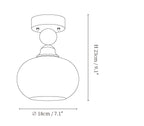 Pearl Sphere Ceiling Lamp