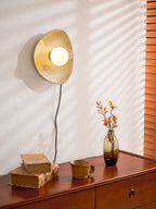 Pebble Disc Plug - in Wall Light