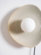 Pebble Disc Plug - in Wall Light