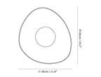 Pebble Disc Wall Light