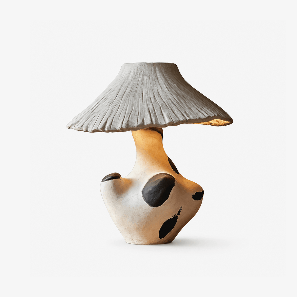 Pebble - Inlay Sculptural Plaster Table Lamp