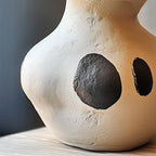 Pebble - Inlay Sculptural Plaster Table Lamp