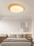 Pebble Walnut Ceiling Light
