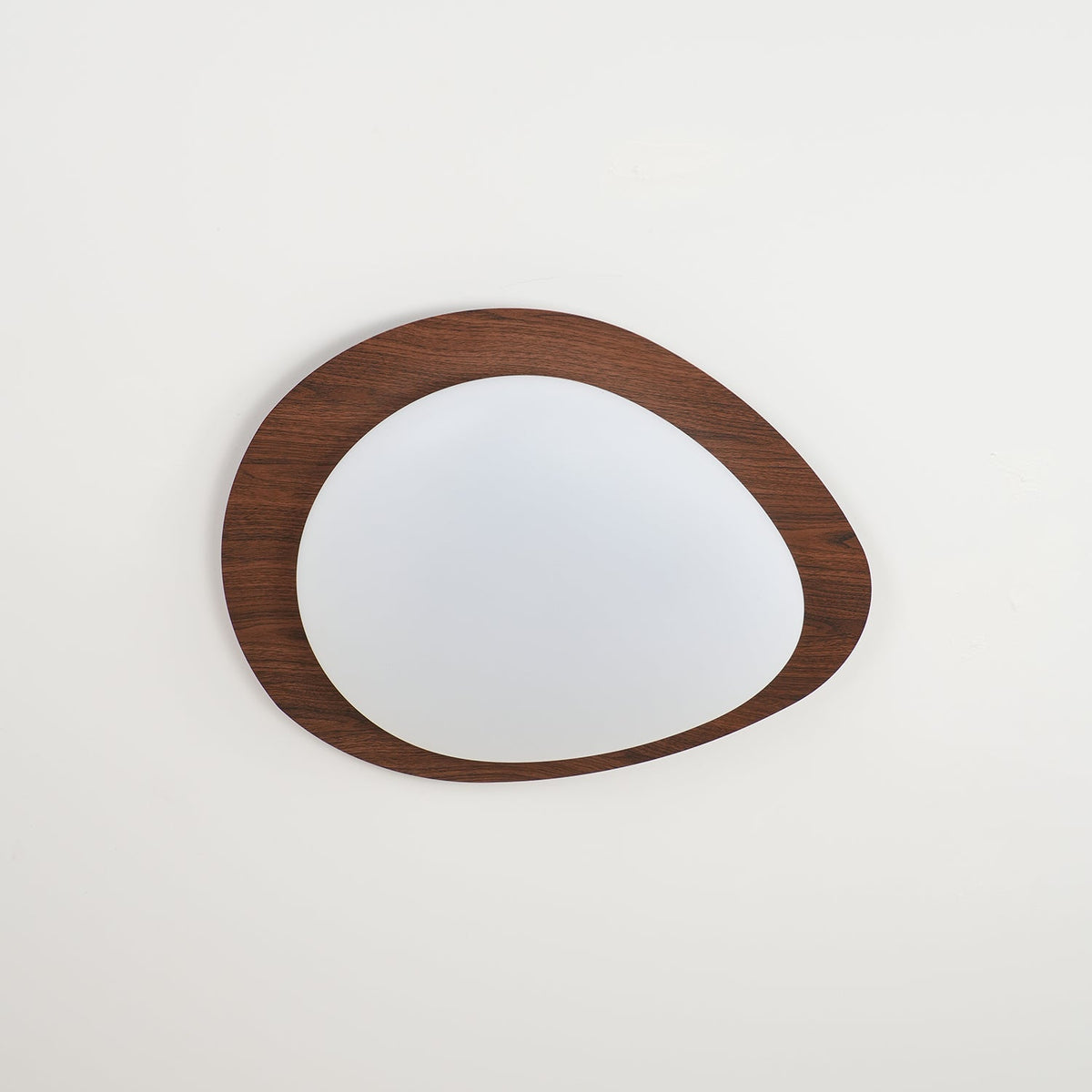 Pebble Walnut Ceiling Light