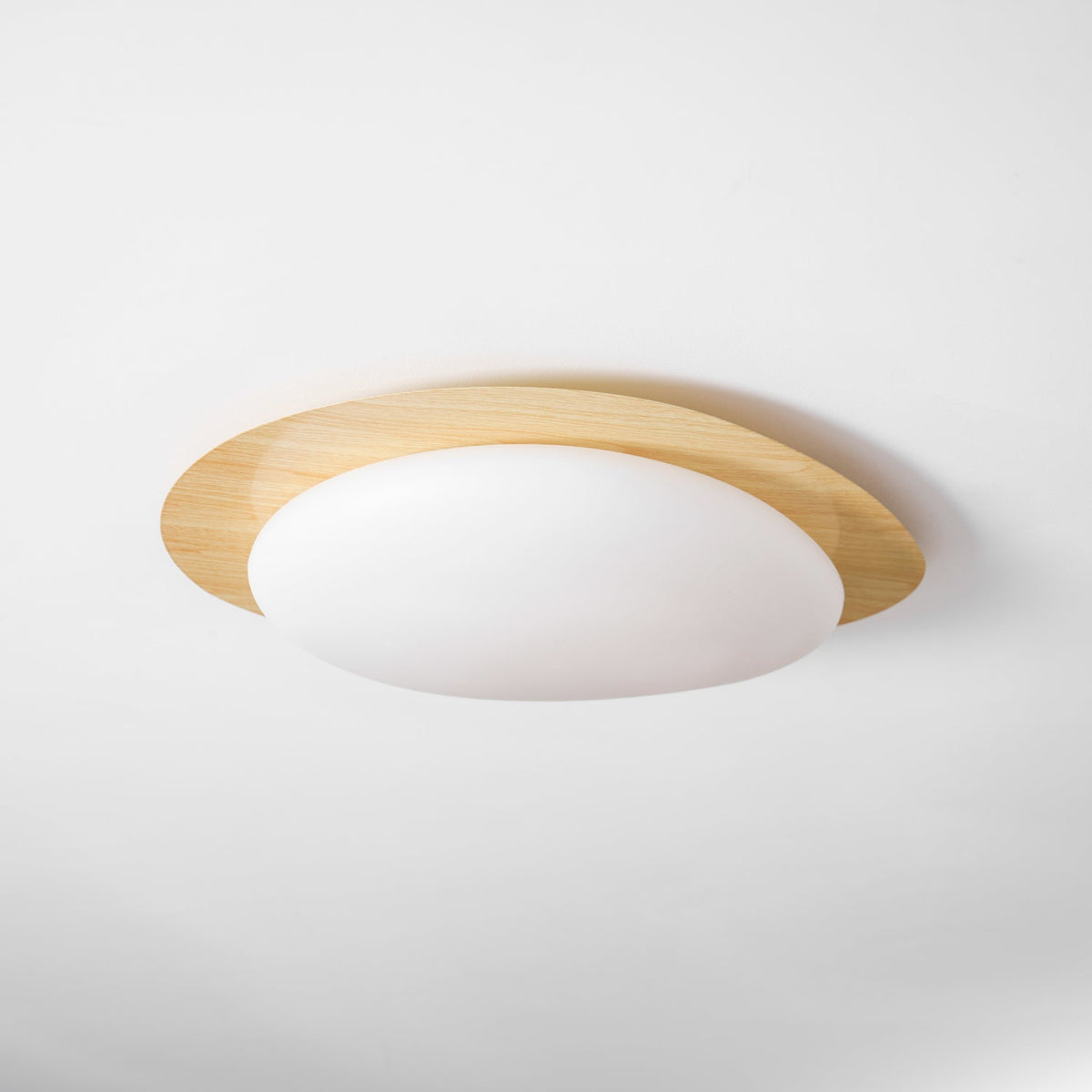 Pebble Walnut Ceiling Light