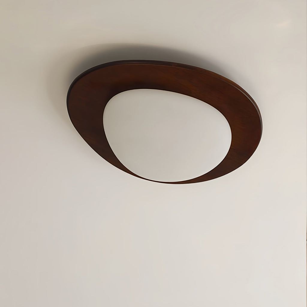 Pebble Wooden Ceiling Light