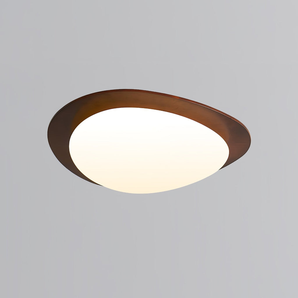 Pebble Wooden Ceiling Light