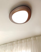 Pebble Wooden Ceiling Light