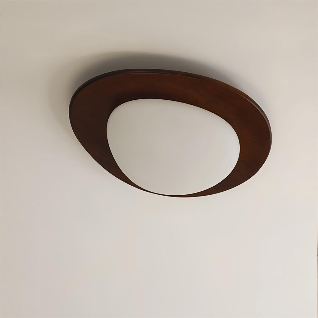 Pebble Wooden Ceiling Light