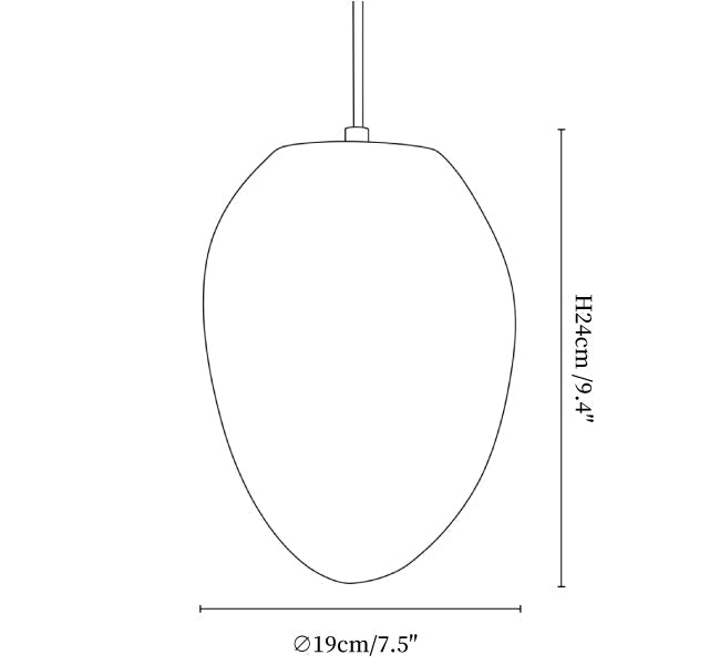 Pebbles Alabaster Pendant Lamp