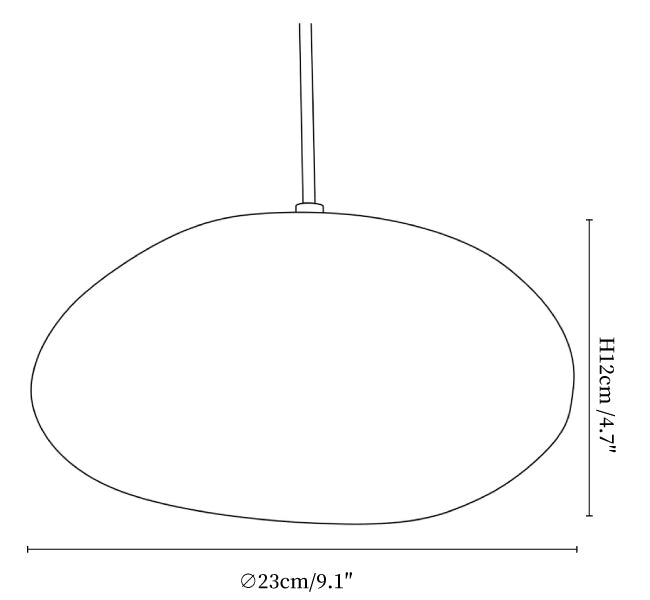 Pebbles Alabaster Pendant Lamp