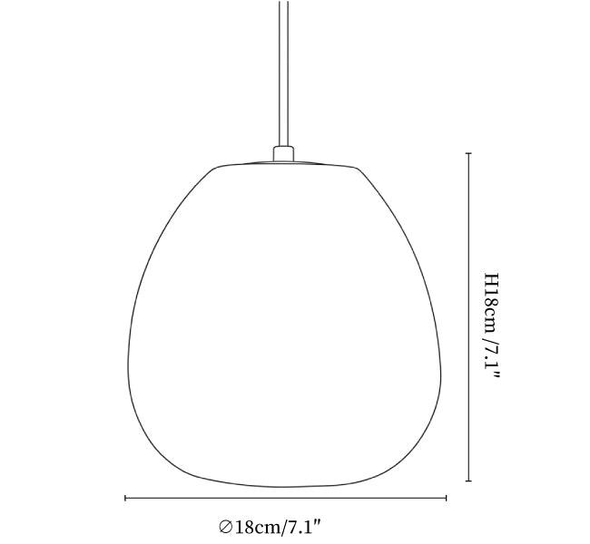 Pebbles Alabaster Pendant Lamp