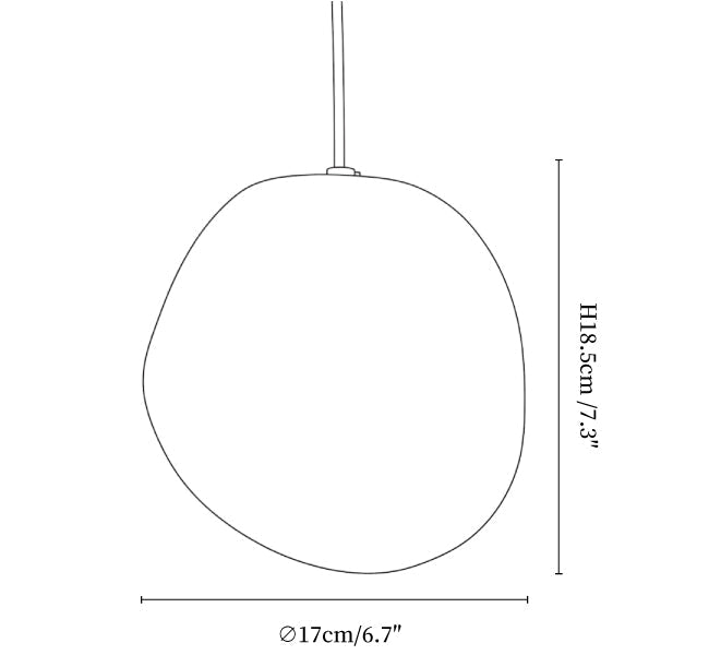 Pebbles Alabaster Pendant Lamp