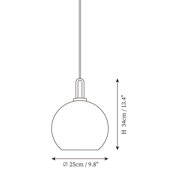 Pendulum Glass Pendant Lamp