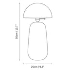 Percy Oak Table Lamp