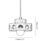Perfora Travertine Pendant Lamp