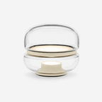 Perla Smoke Glass Table Lamp