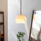 Petal Alabaster Dome Staircase Chandelier
