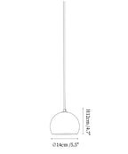 Petal Alabaster Dome Staircase Chandelier