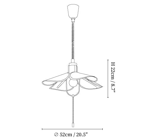 Petal Bloom Pendant Light