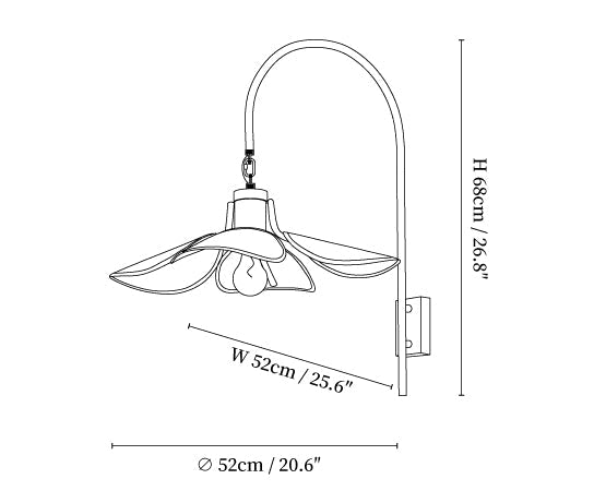 Petal Bloom Wall Lamp