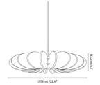 Petal Disc Acoustic Felt Pendant Lamp