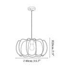 Petal Fabric Lantern Pendant Light