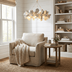 Petal Grove Plaster Chandelier