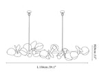 Petal Grove Plaster Chandelier
