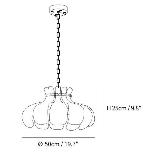 Petal Ice Pendant Light