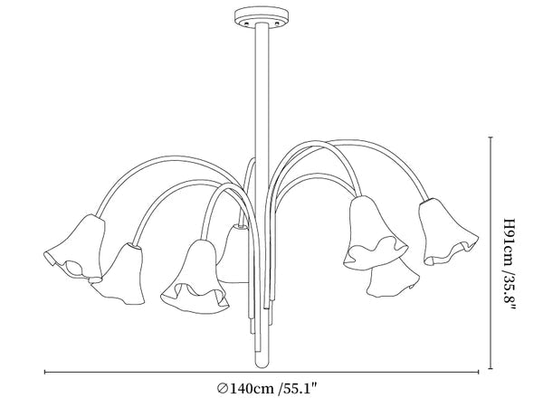 Petalia Blossom Chandelier